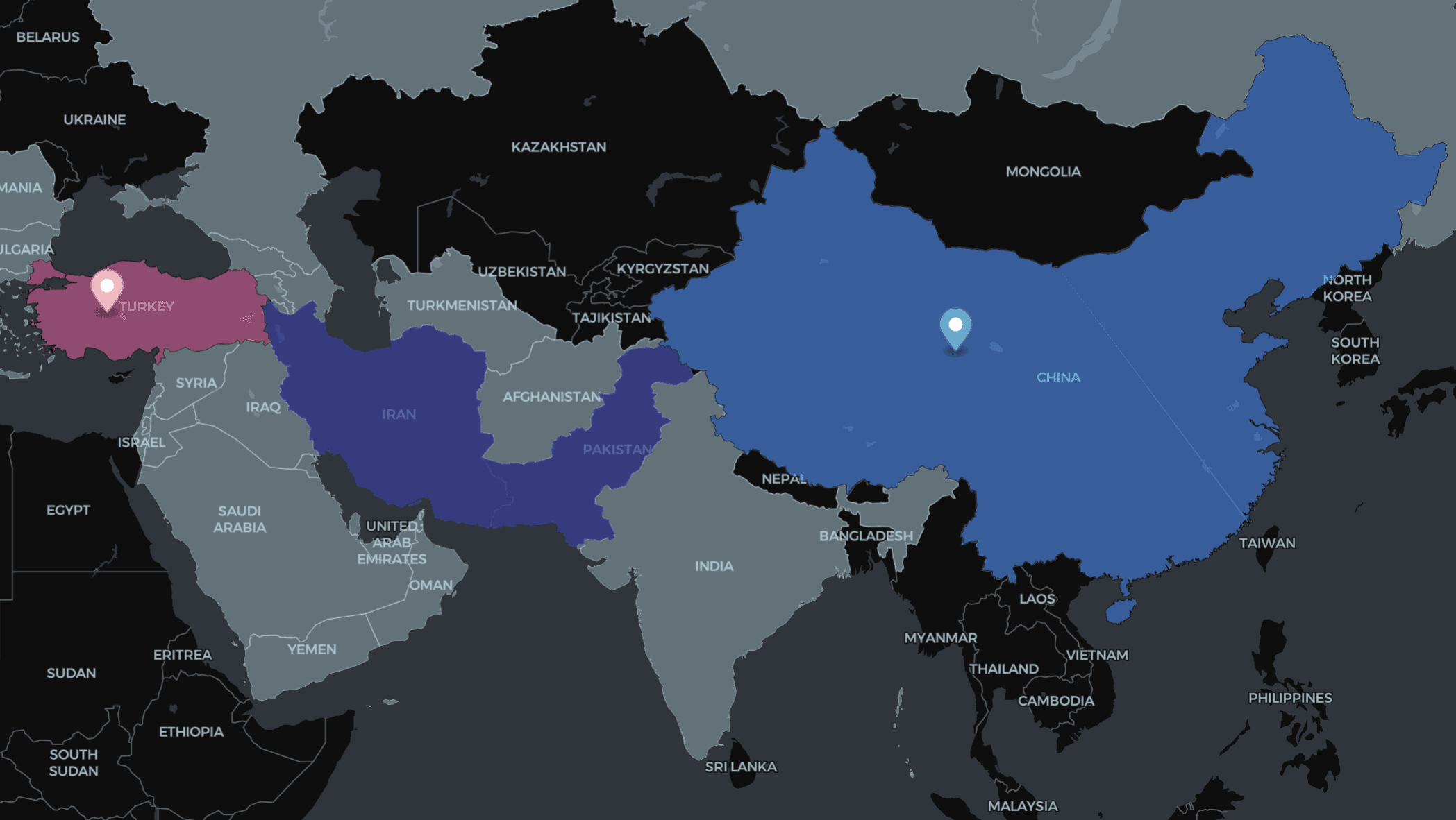 Country to Country visualized.
